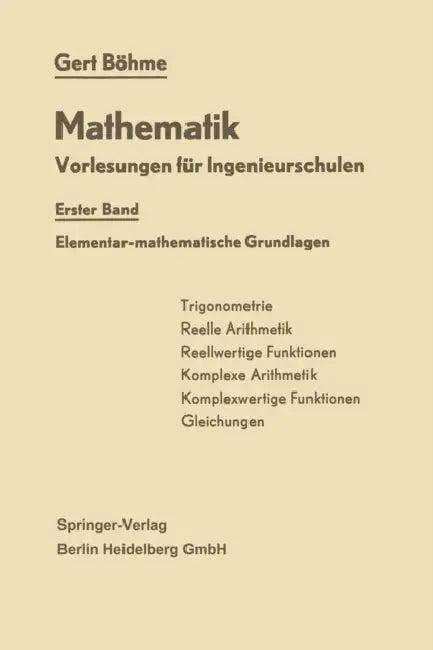 Mathematik (English, Gert Böhme)