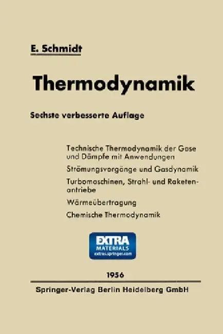 Einführung in die Technische Thermodynamik (English, Ernst Schmidt)