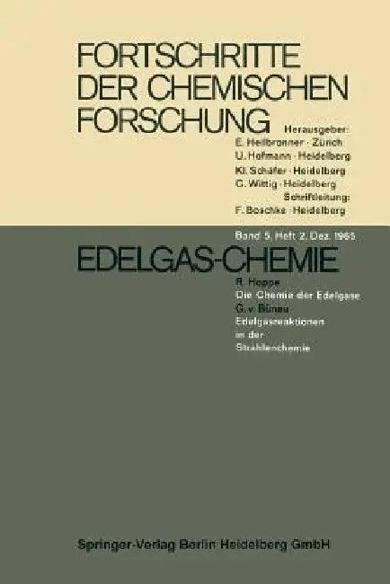 Edelgas-Chemie (English, R. Hoppe G. V. Bünau)