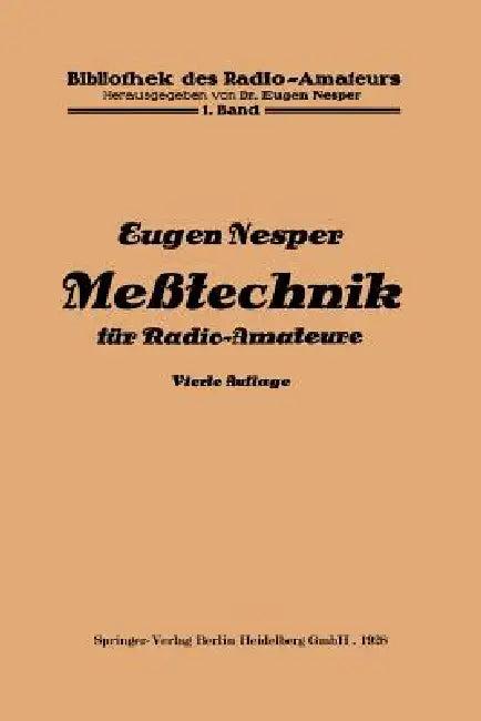 Meßtechnik Für Radio-Amateure (English, Eugen Nesper)