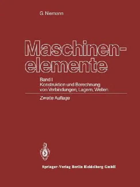 Maschinenelemente (English, Gustav Niemann | Hans Winter | Bernd-Robert Höhn)