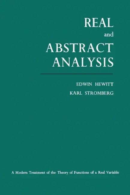 Real and Abstract Analysis (English, Edwin Hewitt | Karl Stromberg)