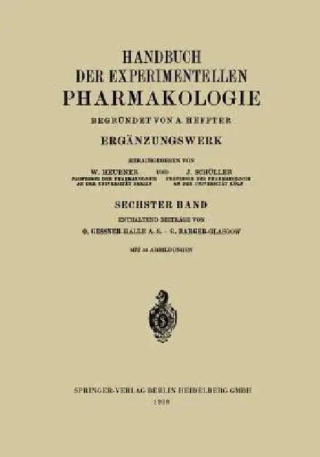Ergänzungswerk (English, Otto Gessner | George Barger)