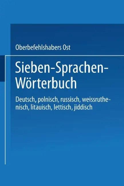 Sieben-Sprachen-Wörterbuch (English, Oberbefehlshabers Ost)