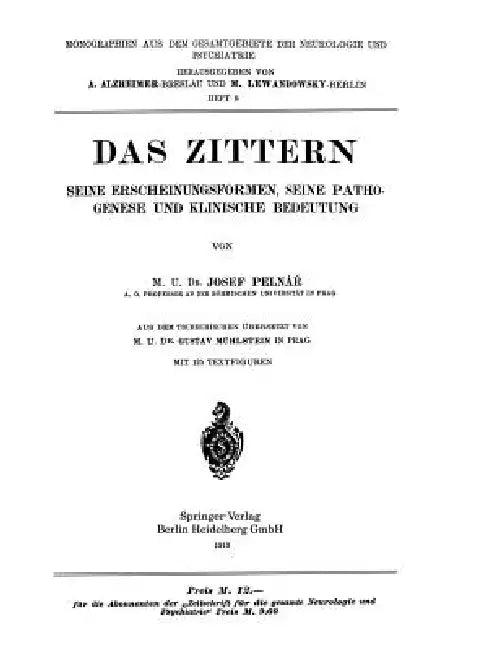 Das Zittern (English, Josef Pelnár)