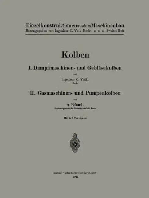 Kolben (English, Carl Volk | A. Eckardt)