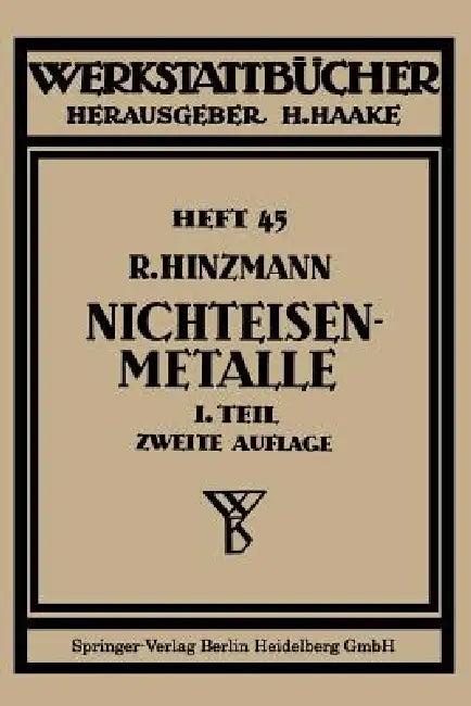 Nichteisenmetalle (English, Reinhold Hinzmann)