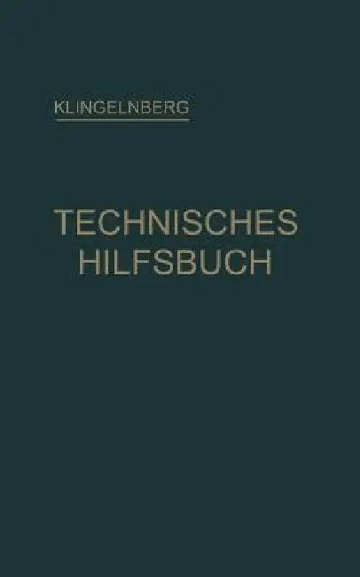Klingelnberg Technisches Hilfsbuch (English, Ernst Preger | Rudolf Reindl)
