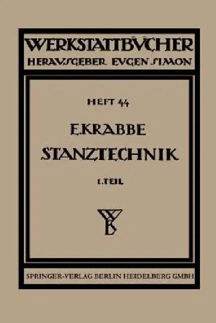 Stanztechnik (English, Erich Krabbe)