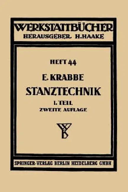 Stanztechnik (English, Erich Krabbe)