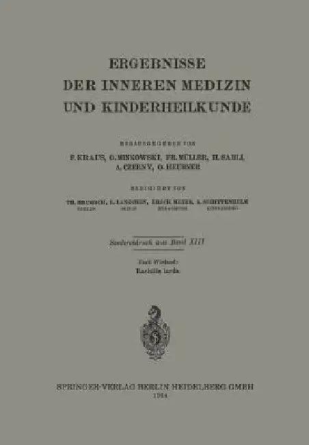 Rachitis Tarda (English, Emil Wieland)