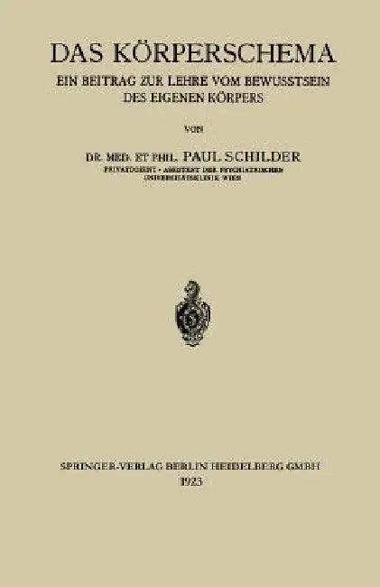 Das Körperschema (English, Paul Schilder)