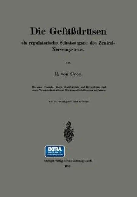 Die Gefäßdrüsen (English, Élie de Cyon)