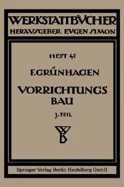 Der Vorrichtungsbau (English, Fritz Klautke | Eugen Simon)