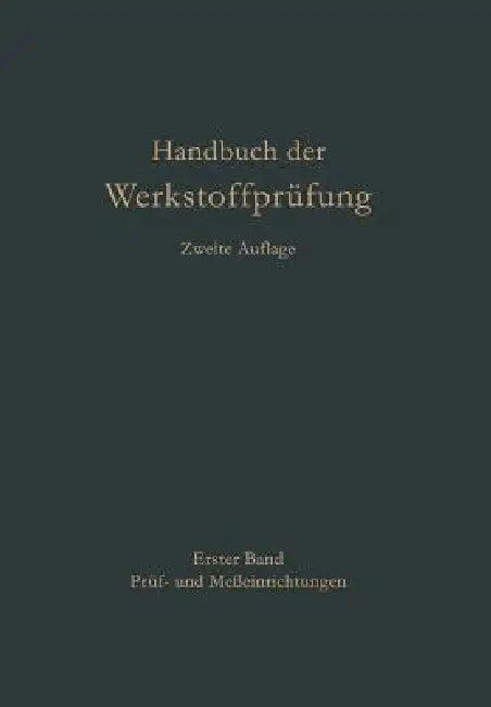 Prüf- Und Meßeinrichtungen (English, E. Amedick | Rudolf Berthold | K. H. Bußmann)