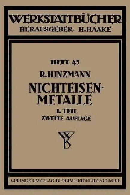 Nichteisenmetalle (English, Reinhold Hinzmann)