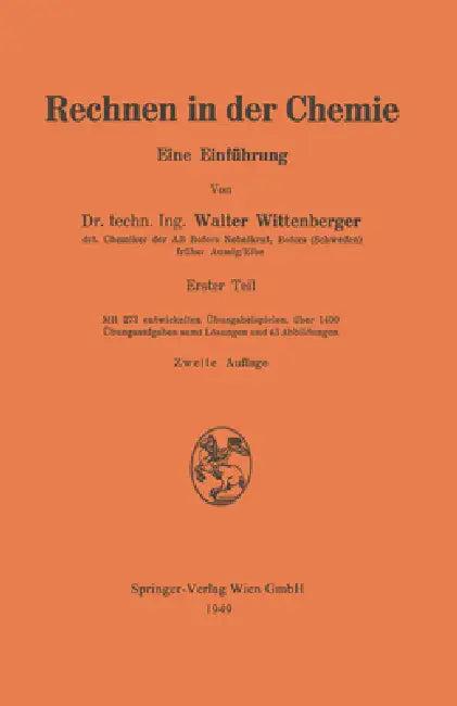 Rechnen in der Chemie (English, Walter Wittenberger)