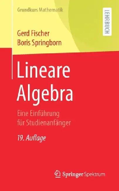 Lineare Algebra (English, Gerd Fischer | Boris Springborn)