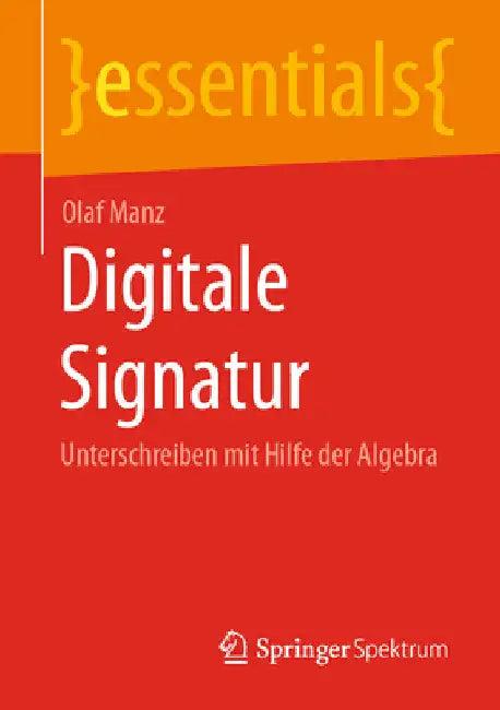 Digitale Signatur (English, Olaf Manz)