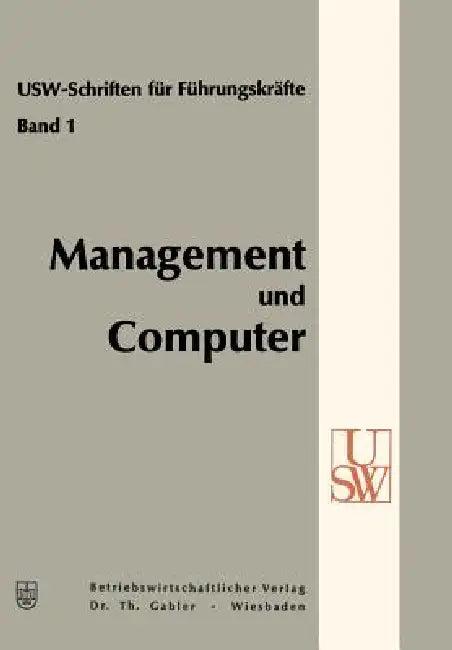 Management Und Computer (English, Horst Albach | W. Busse Von Colbe)