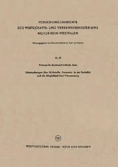 Untersuchungen Über Wirkstoffe-Fermente-In Der Kartoffel Und Die Möglichkeit Ihrer Verwendung (English, Burckhardt Helferich)