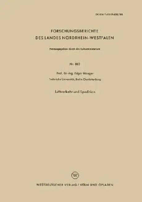Luftverkehr Und Spedition (English, Edgar Rößger)