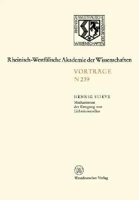 Mechanismen Der Erregung Von Lichtsinneszellen (English, Hennig Stieve)