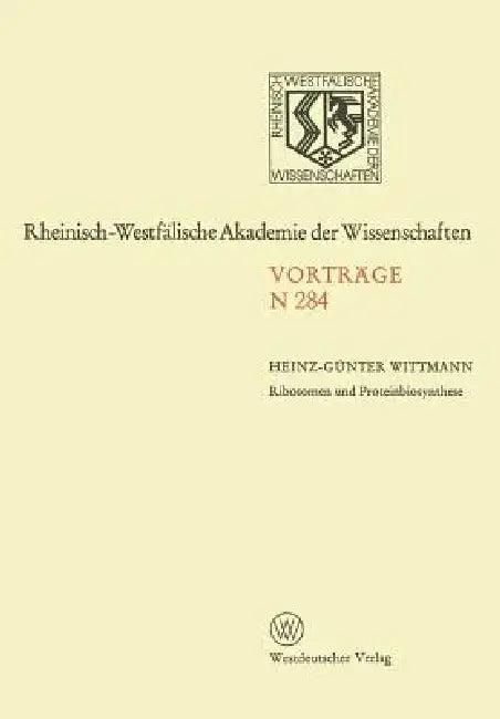 Ribosomen Und Proteinbiosynthese (English, Heinz-Günter Wittmann)