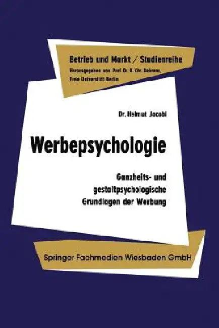 Werbepsychologie (English, Helmut Jacobi)