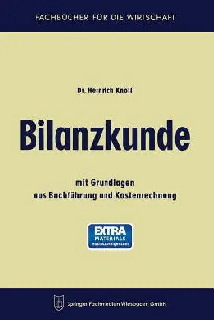Bilanzkunde (English, Heinrich Knoll)