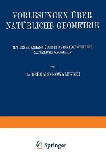 Vorlesungen Über Natürliche Geometrie (English, Ernesto Cesàro)