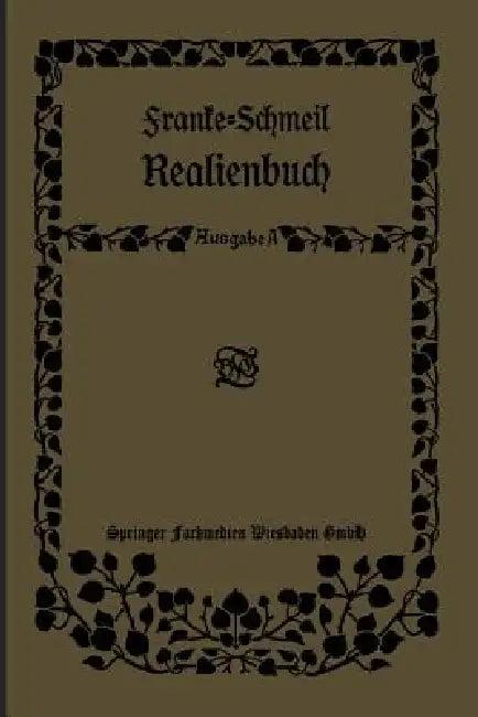 Realienbuch (English, M. Franke | O. Schmeil)