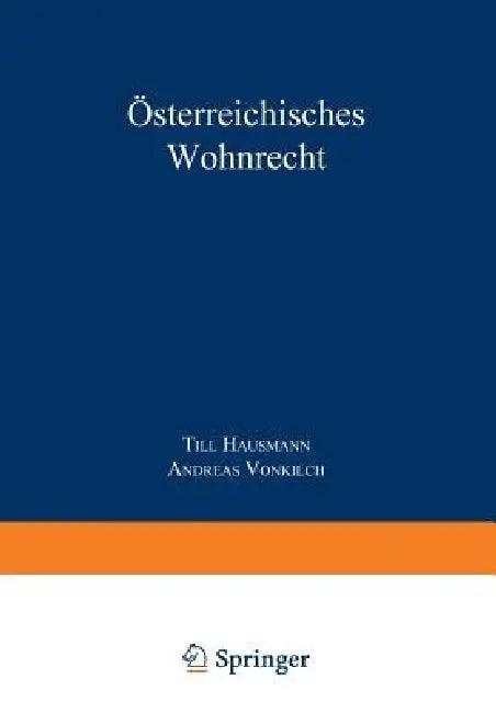 Österreichisches Wohnrecht (English, Till Hausmann | Andreas Vonkilch)