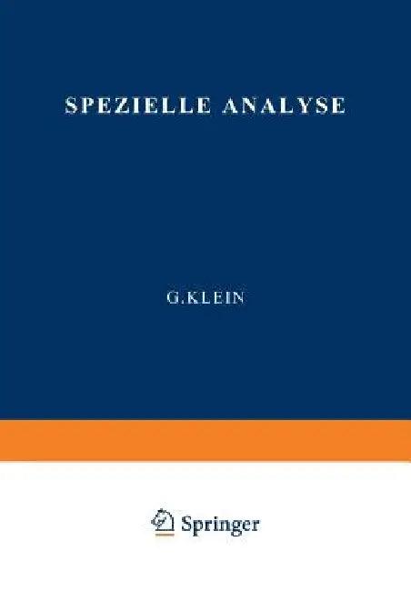 Spezielle Analyse (English, M. K. Bergmann | R. Brieger | M. Eisler)