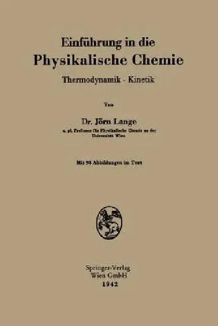 Einführung in Die Physikalische Chemie (English, Jörn Lange)