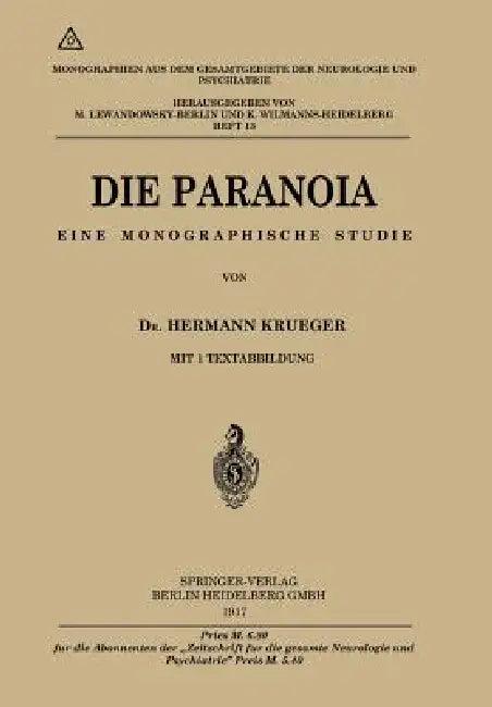 Die Paranoia (English, Hermann Krueger)