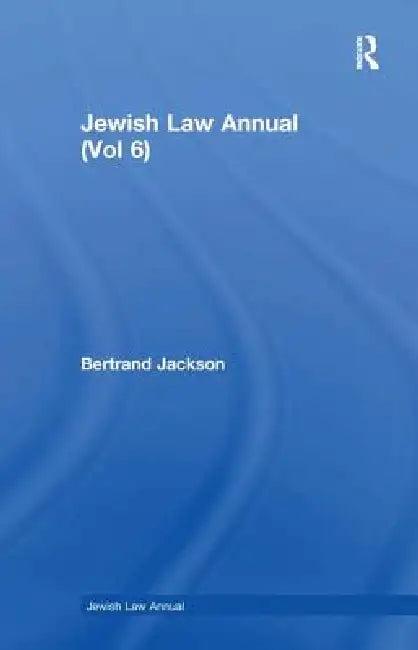 Jewish Law Annual (English, Bertrand Jackson)