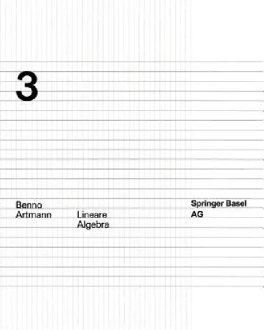 Lineare Algebra (English, B. Artmann)