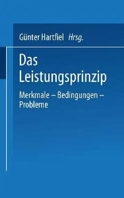 Das Leistungsprinzip (English, Günter Hartfiel)