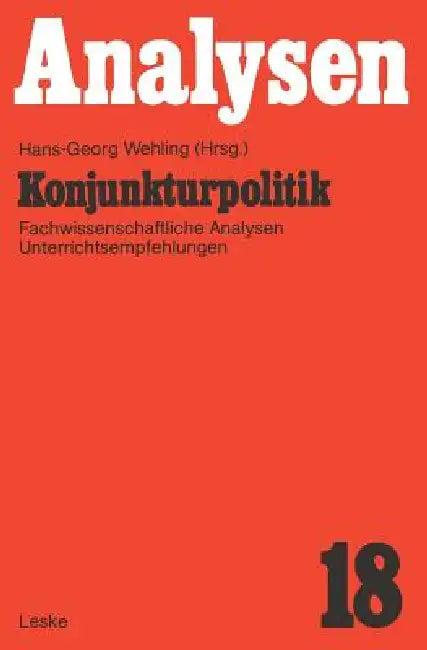 Konjunkturpolitik (English, Hans-Georg Wehling)