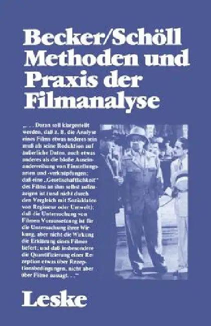 Methoden Und PRAXIS Der Filmanalyse (English, Wolfgang Becker | Norbert Schöll)