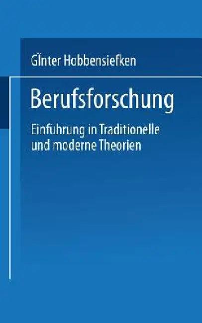 Berufsforschung (English, Günter Hobbensiefken)