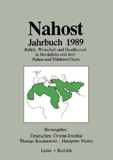 Nahost Jahrbuch 1989 (English, Thomas Koszinowski | Hanspeter Mattes)
