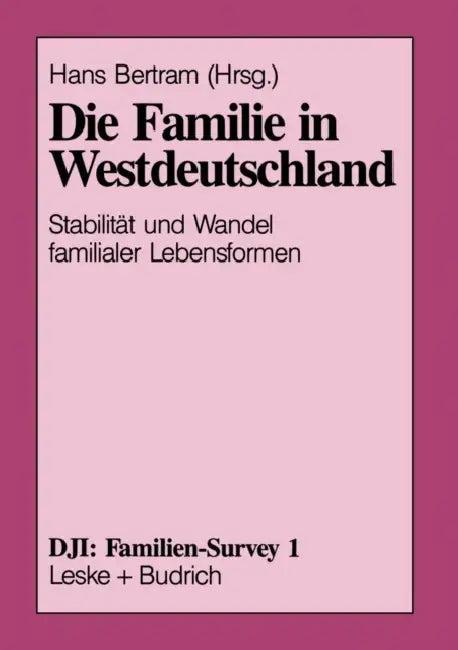 Die Familie in Westdeutschland (English, Hans Bertram)