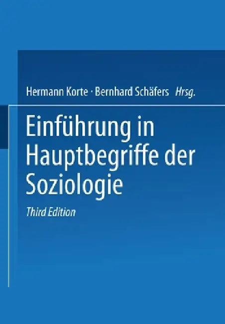 Einführung in Hauptbegriffe der Soziologie (English, Hermann Korte)