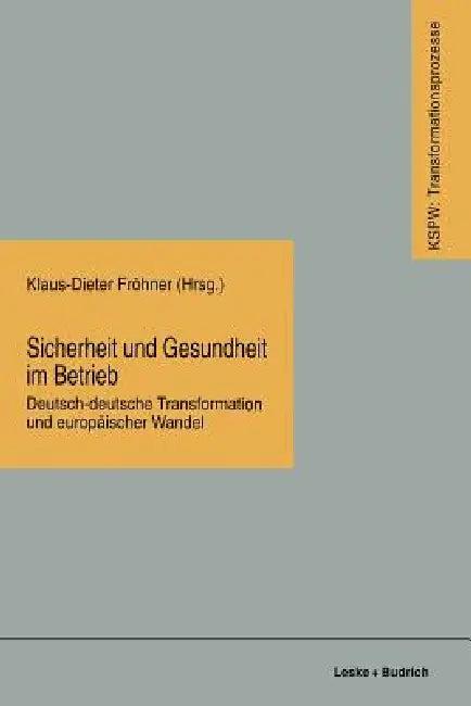 Sicherheit Und Gesundheit Im Betrieb (English, Klaus-Dieter Fröhner)