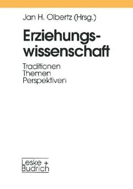Erziehungswissenschaft (English, Jan-H Olbertz)