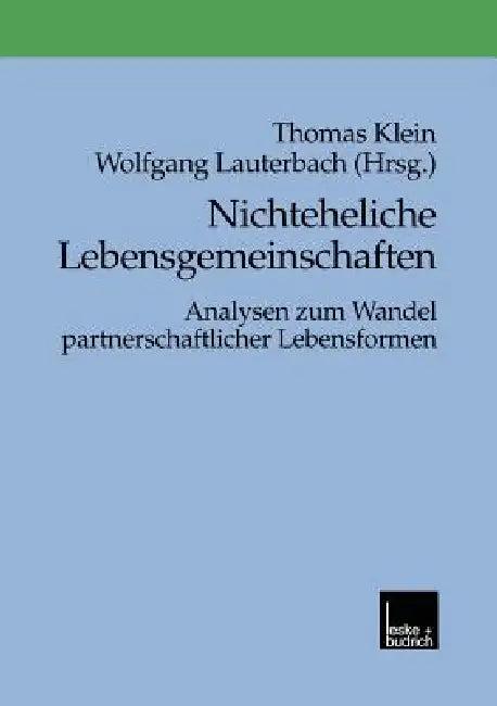 Nichteheliche Lebensgemeinschaften (English, Thomas Klein | Wolfgang Lauterbach)