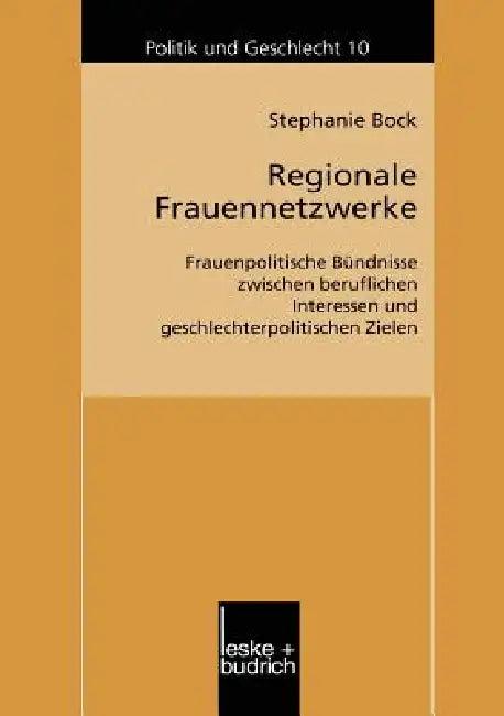 Regionale Frauennetzwerke (English, Stephanie Bock)
