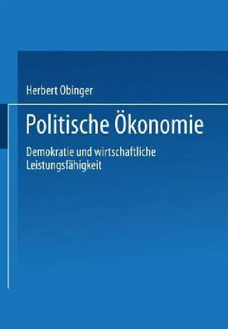 Politische Ökonomie (English, Herbert Obinger | Uwe Wagschal | Bernhard Kittel)
